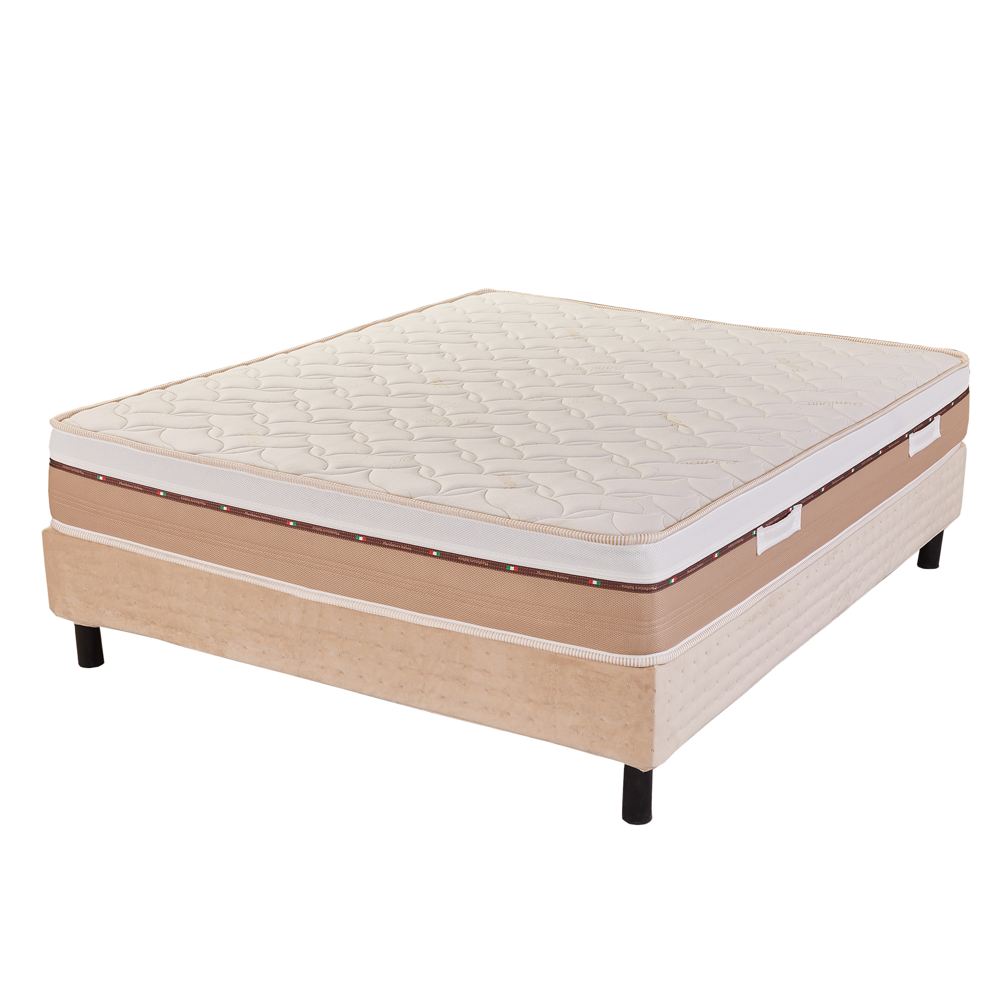 Materasso 800 Molle Insacchettate Memory Bugnato 11 zone Sfoderabile